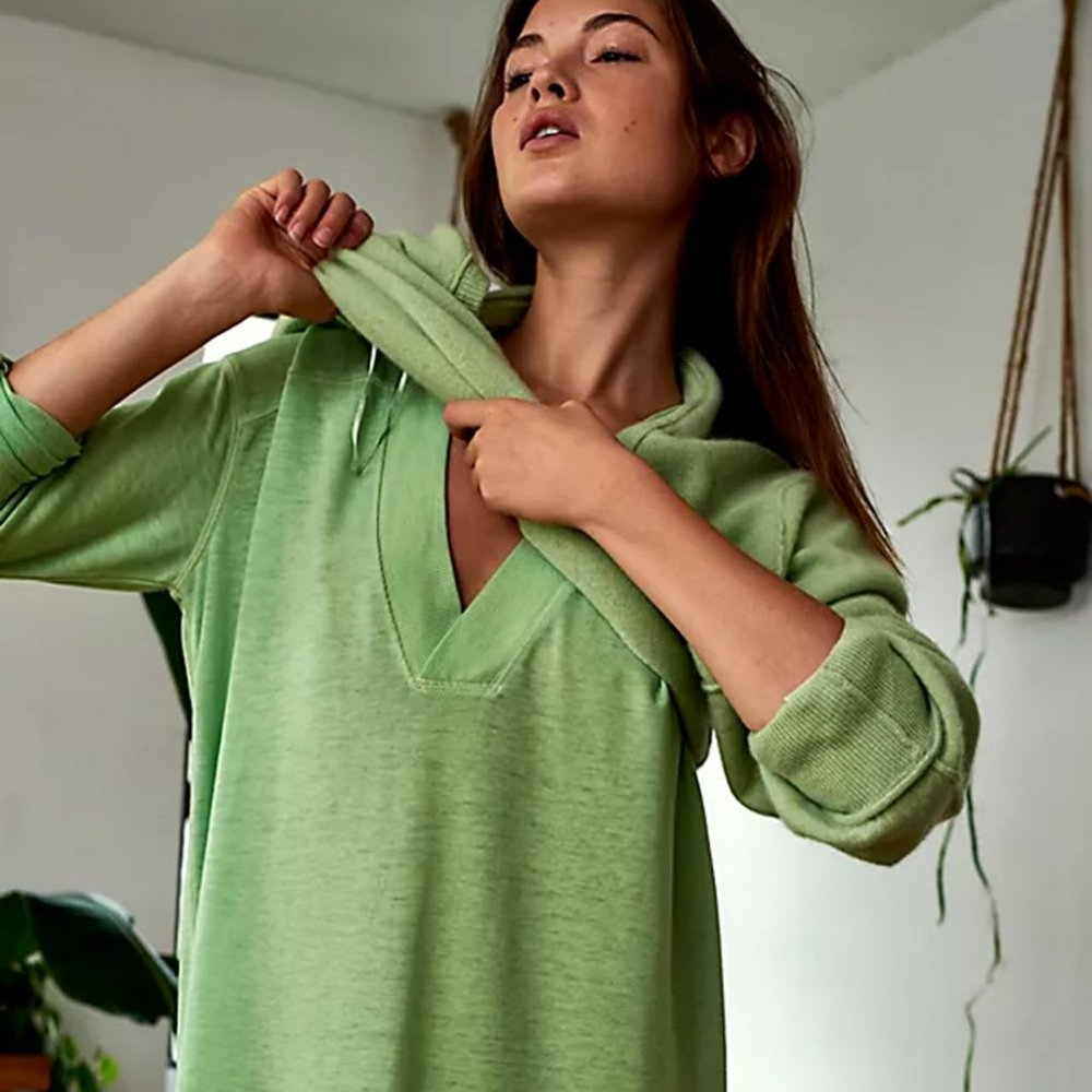 Cozy Cool Girl Sleep Pullover XS Mojito Lime